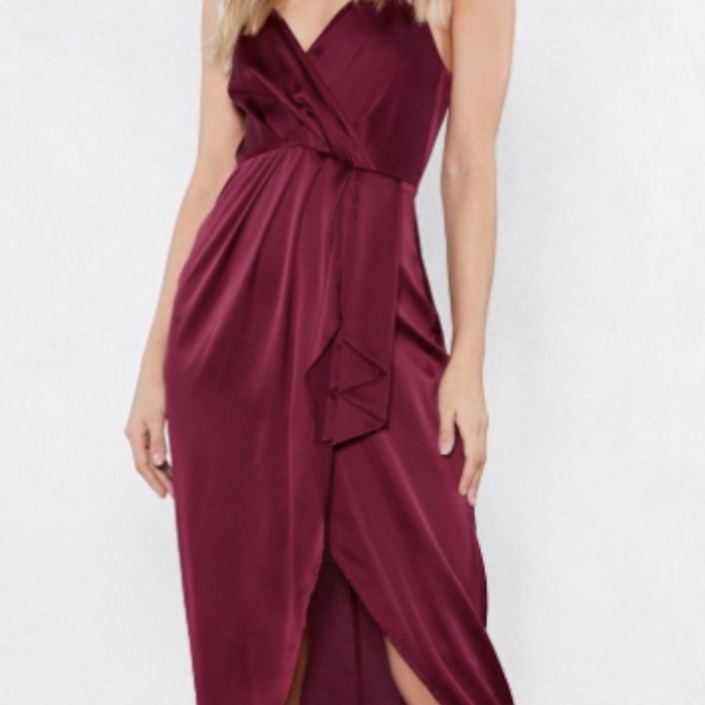 Nasty Gal Love at First Sight Midi Dress